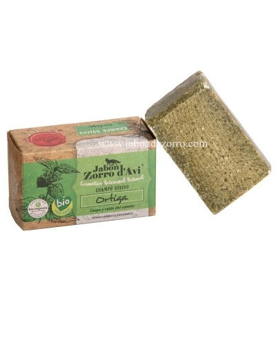 Organic nettle solid shampoo
